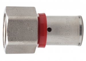 Złączka Zaciskana Pex 25x1/2 GW zaprasowywana mocna
