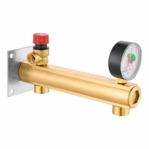 Grupa bezpieczeństwa mosiężna do naczynia CWU 6 bar