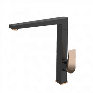 Invena Midnight bateria kuchenna Black Rose Gold TREND