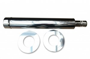 Boczny wyrzut przez ścianę poziomy STH 750 mm 60/100 E.I. WG