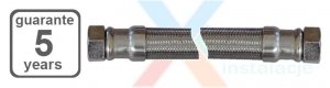 Wąż w oplocie Inox przyłącze do wody 1x1 cal 60 cm