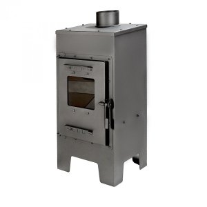 Piecyk koza 7,5 kW kominek szamotowy wolnostojący Cezar Ekoprojekt