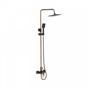 Invena Midnight deszczownica Black Rose Gold TREND