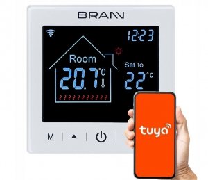 Regulator pokojowy Brann BC 400E TUYA termostat tygodniowy z WIFI