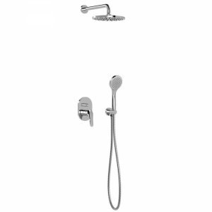 Zestaw natryskowy podtynkowy Tres z baterią natryskową 2-drożną