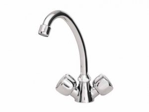 Bateria umywalkowa stojąca Modena bateria zlewozmywakowa Invena wylewka 150 mm