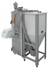 Kocioł SAS Bio Green Plus 15 kW kocioł na pellet i drewno