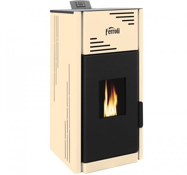 Ferroli Breta Pellet PRO kominek z płaszczem wodnym 12 kW