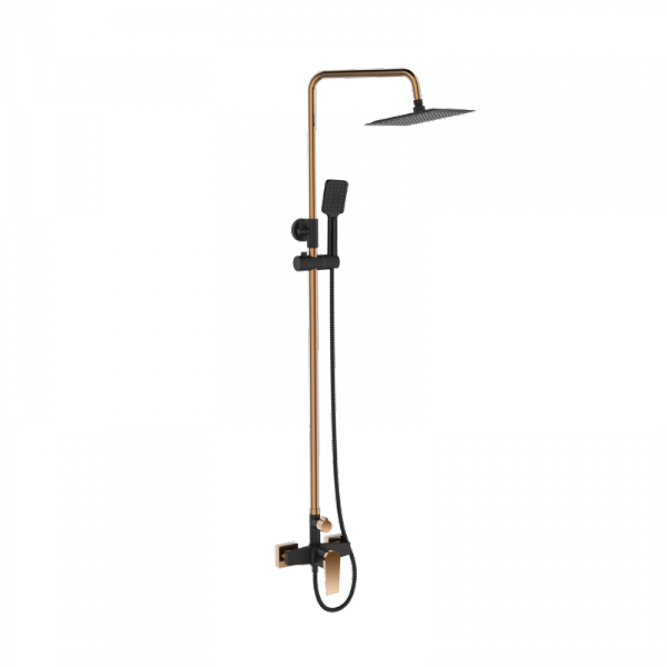 Invena Midnight deszczownica Black Rose Gold TREND
