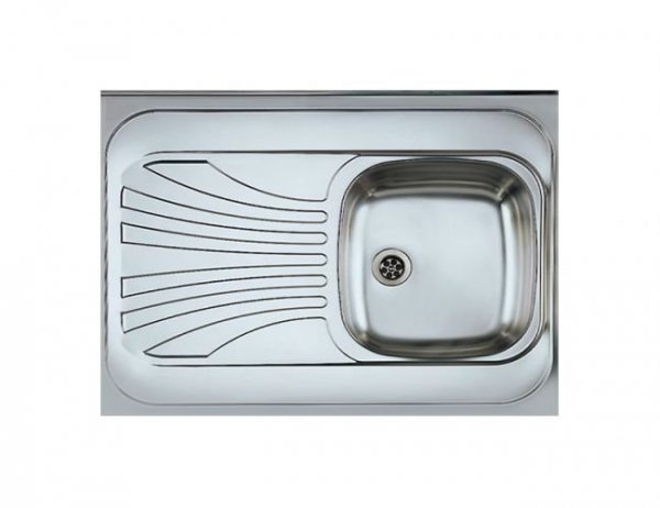 Zlewozmywak Alveus Classic 30 60x80 cm 1-komorowy INOX +syfon