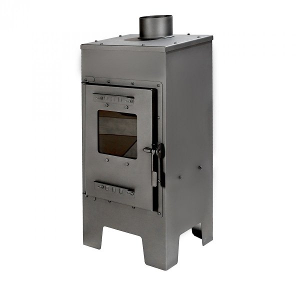 Piecyk koza 7,5 kW kominek szamotowy wolnostojący Cezar Ekoprojekt