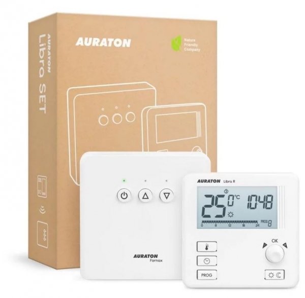 Auraton Libra Set 3021 RT bezprzewodowy tygodniowy regulator ogrzewania podłogowego