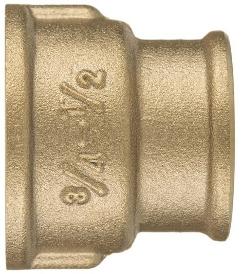 Mufa redukcyjna 1/2x3/8&quot; Redukcja mosiężna mufowa