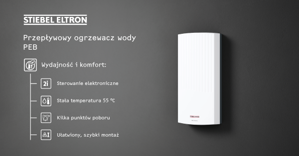 Stiebel Eltron PEB 21 kW przepływowy ogrzewacz wody 400 V 