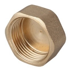 Zaślepka mosiężna 3/8" DN 10 gwintowana SOLIDNA