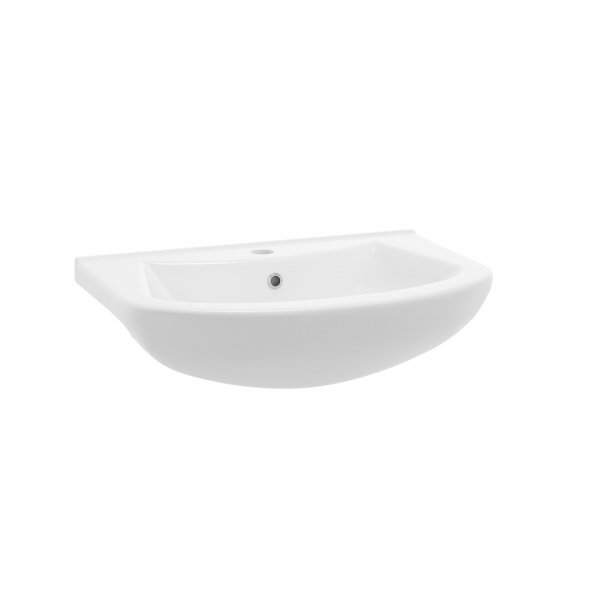 Umywalka Defra Tomaso 65 Ceramiczna biała meblowa 65x40 cm