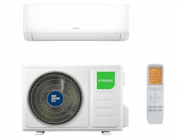 Klimatyzator ścienny Kaisai EVO 3,4 kW Klimatyzacja SPLIT grzanie-chłodzenie Zestaw z WiFi
