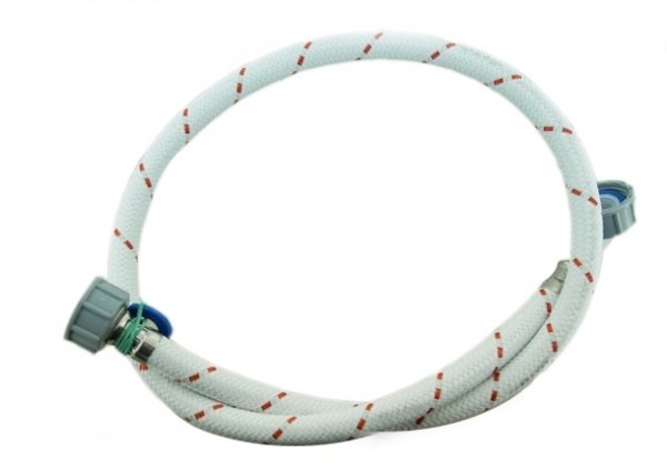 Wąż do pralki zasilający 150 cm w oplocie + uszczelki