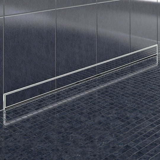 Odpływ liniowy ścienny 50 cm odwodnienie liniowe Flow 500 stal nierdzewna