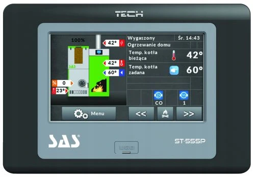 SAS Bio Solid 14 kW kocioł pelletowy do 170 m2