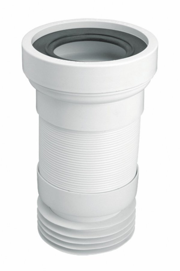 Przyłącze elastyczne WC rura kanalizacyjna regulowana 23-40 cm 110 mm