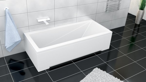 Besco Modern wanna akrylowa 170x70 prostokątna
