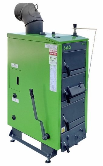 Sas Varmo Plus 10 kW kocioł zgazowujący drewno + bufor ciepła BST 400 l