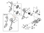 Wózek przerzutki Shimano Deore XT RD-M781 SGS zew.