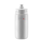 Bidon Elite FLY TEX White, Grey Logo 550 ml