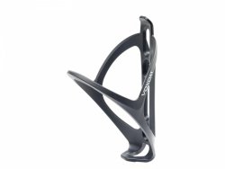 Koszyk na bidon Voxom FH3 — czarny korpus / srebrne logo