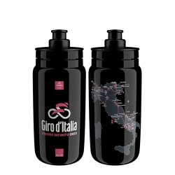 Bidon Elite FLY Teams 2023 Giro d'Italia Black Map 550 ml