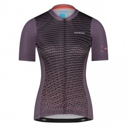 Koszulka damska SHIMANO COLORE z krótkim rękawem brązowa rozmiar XL