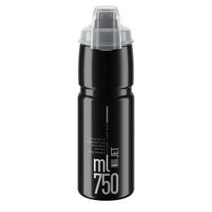 Bidon ELITE Jet Plus Black Grey logo 750ml 