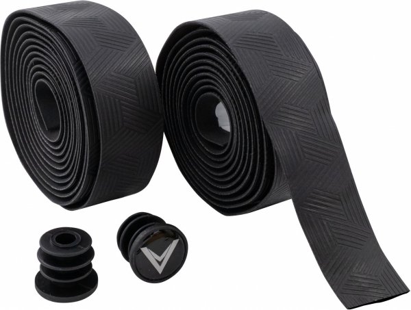 Owijka na kierownicę Voxom Shock Absorber 3,0 mm — szaro-czarna