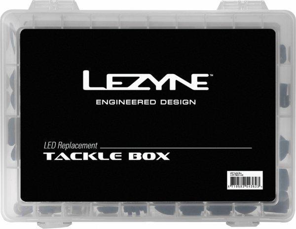 Zestaw części zamiennych Lezyne Y18 Parts Kit — LED, zaślepki, przyciski, O-ringi