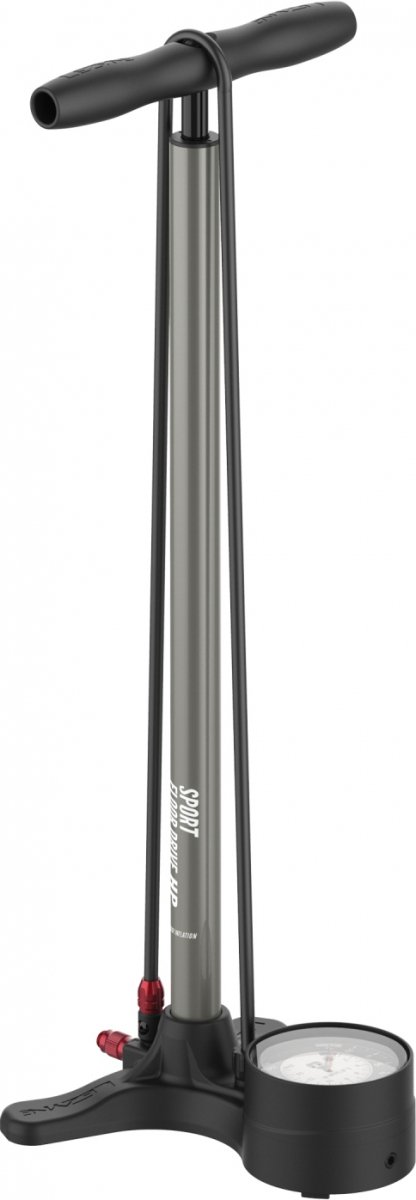 Pompka podłogowa Lezyne Sport Floor Drive 3.5 — Flat Grey, 220 PSI / 15,2 bar