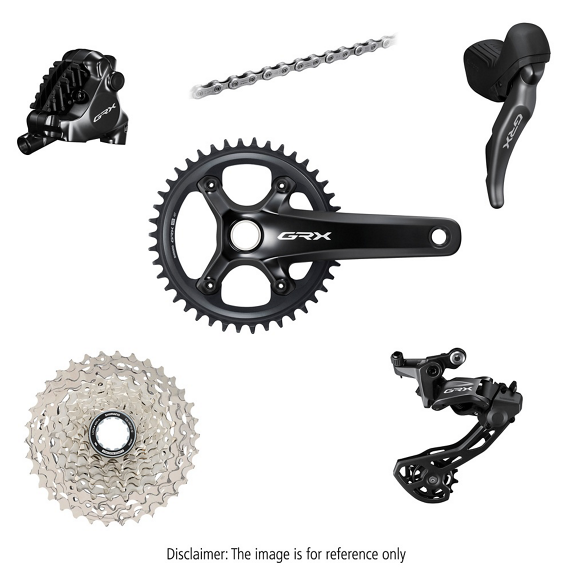 Grupa Shimano GRX 820 1x12 170 mm 40T 11-36T