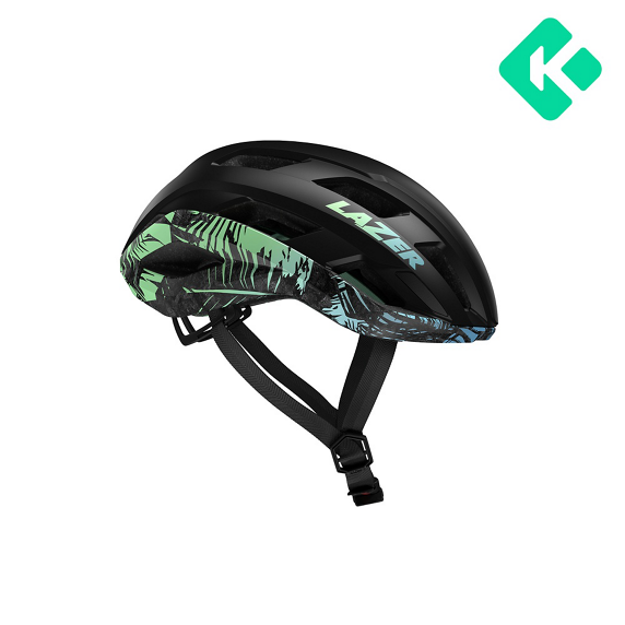 Lazer Kask Strada KinetiCore — Matte Tropical Leaves (M)