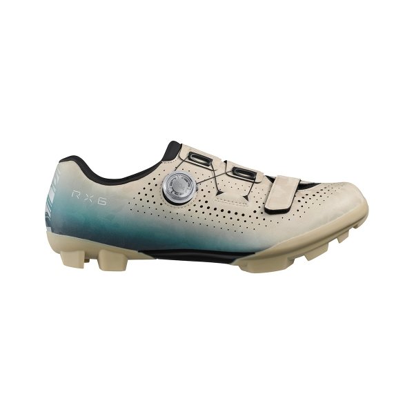Buty gravel Shimano SH-RX600 — beżowo-niebieskie, 43 (27,2 cm)