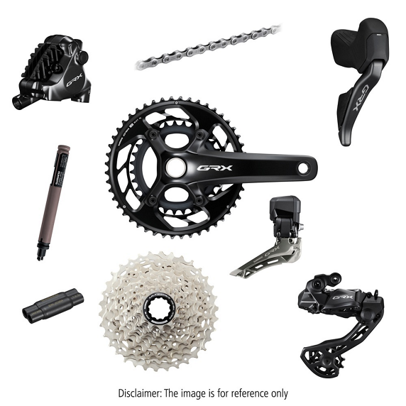 Grupa Shimano GRX Di2 RX825 2x12 170 mm 48/31T 11-34T