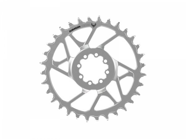 Zębatka SRAM Eagle 90 Transmission T-Type 34T Direct Mount — srebrna, stalowa, offset 3 mm