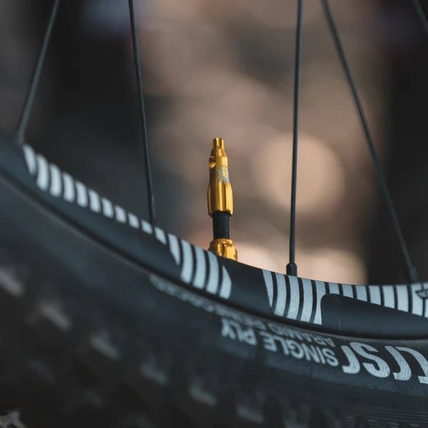 Nakrętki wentyli Lezyne CNC TLR Valve Cap — czarne (Presta/SV), para