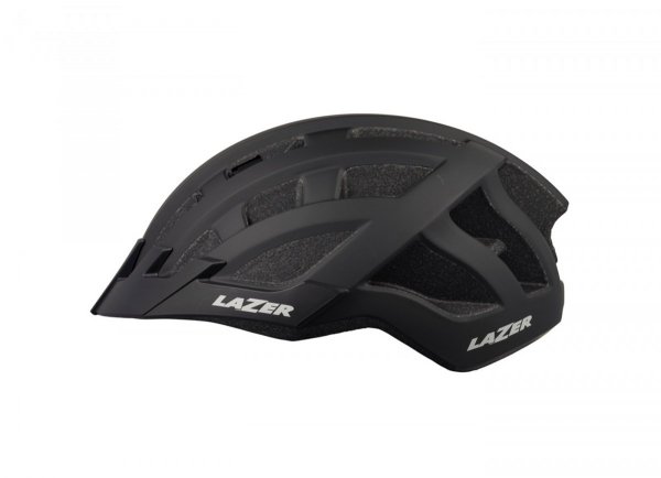 Kask Lazer Compact DLX Mat Black+Siatka +LED
