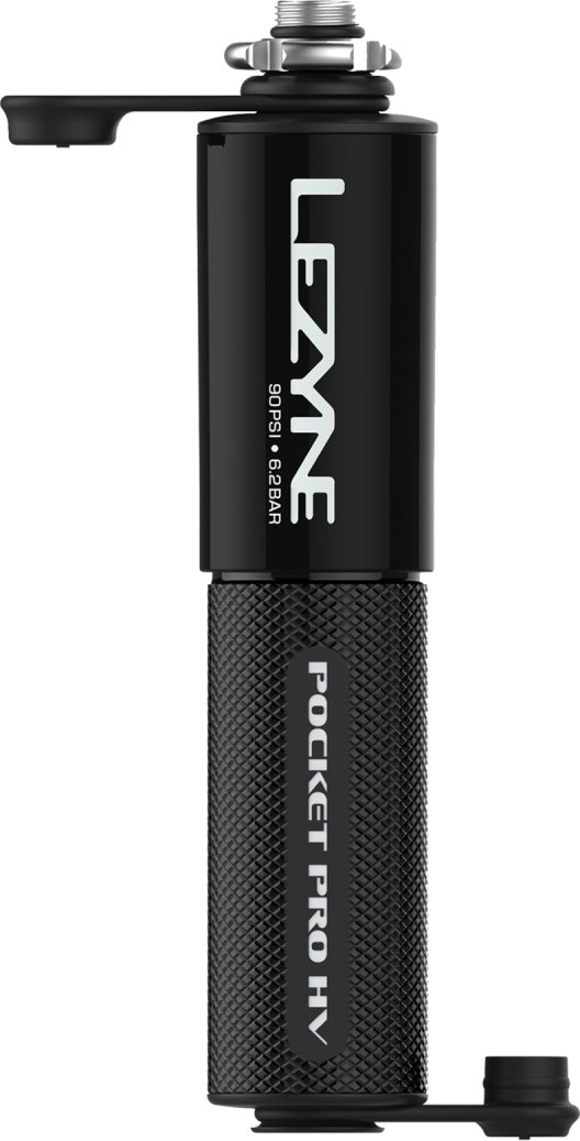 Pompka ręczna Lezyne CNC Pocket Drive Pro HV — matte black/black gloss
