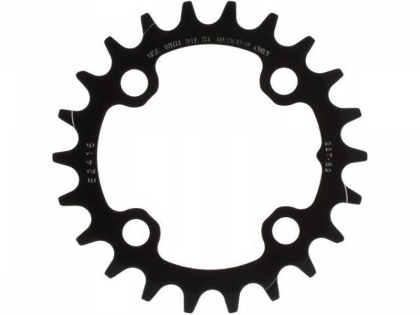 Zębatka SRAM GX MTB 22T — 64 BCD, 2×10, bez pinu, matowa czerń (Steel)