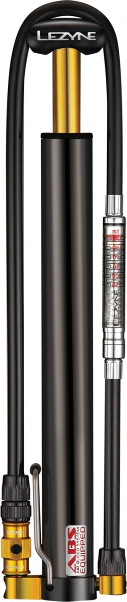 Pompka ręczna Lezyne CNC Micro Floor Drive HVG — czarna,