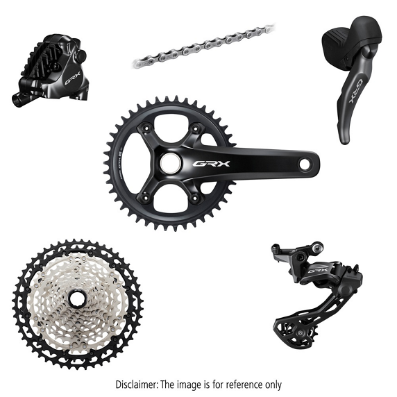 Grupa Shimano GRX 820 1x12 172,5 mm 42T 10-45T