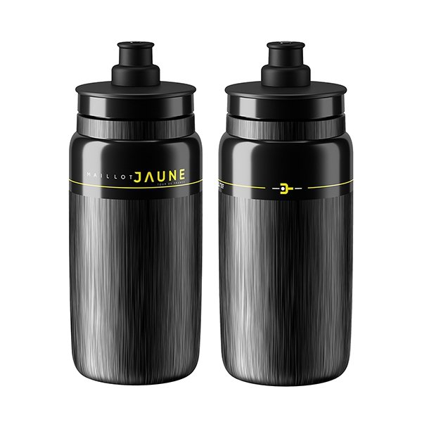 Elite Bidon FLY Teams 2023 Maillot Jaune Black 550ml 