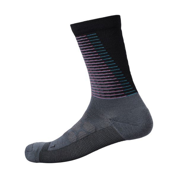 Skarpetki Shimano S-PHYRE Merino — Gray/Pink, rozmiar 45–48