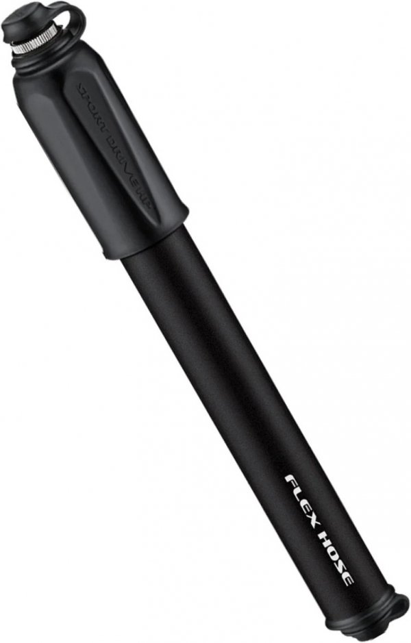 Pompka ręczna Lezyne Sport Drive HP M — czarna satynowa